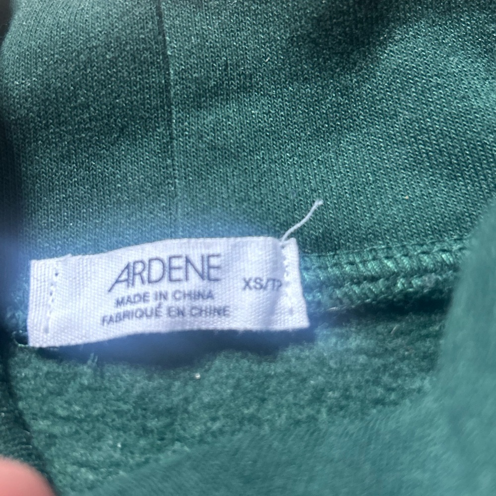 Green Cropped Hoodie with National Parks Graphic - Size XS - Brand New W… - Picture 5 of 5